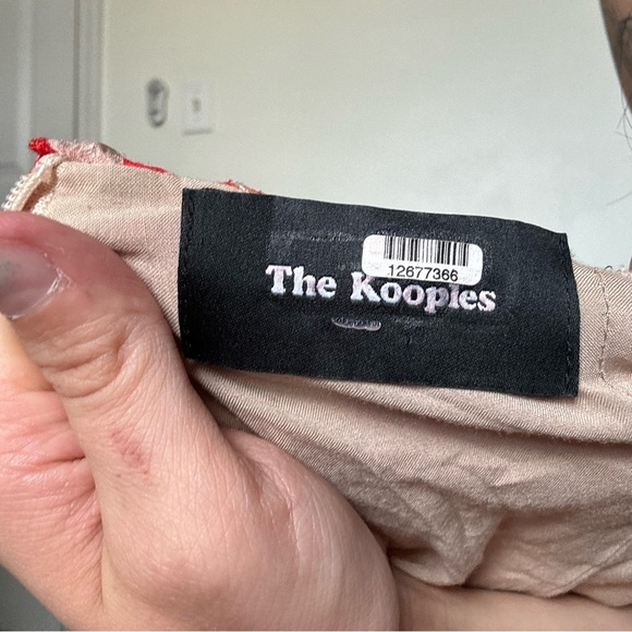 The Kooples Jasmine Ruffled Silk Tiered Mini Dress Size Small - Picture 5 of 5